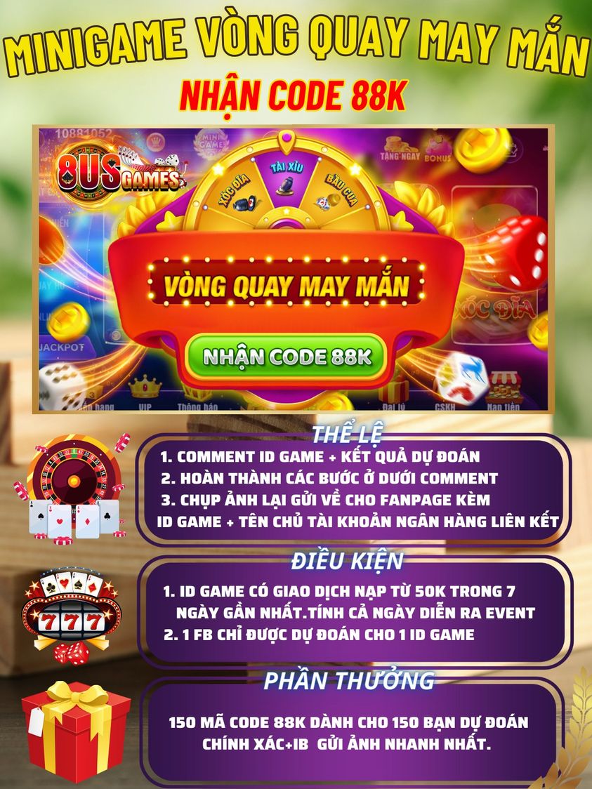 Nội dung Mini Game Vòng Quay May Mắn